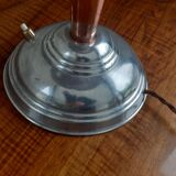 Lampe champignon cuivre et aluminium