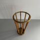 Bamboo and brass umbrella stand, 1960s, Germany