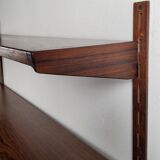 Scandinavian wooden wall-mounted secretary shelf Design Kai Kristiansen