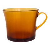 Large amber cup Duralex 70s