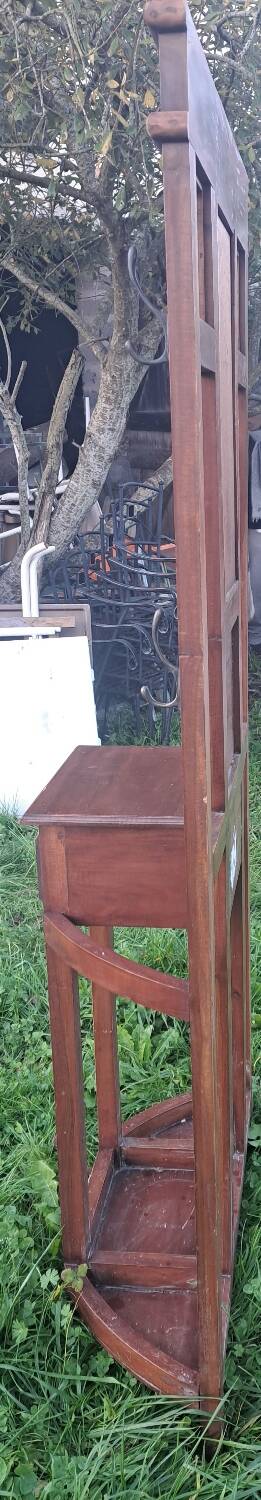Art Deco mahogany cloakroom