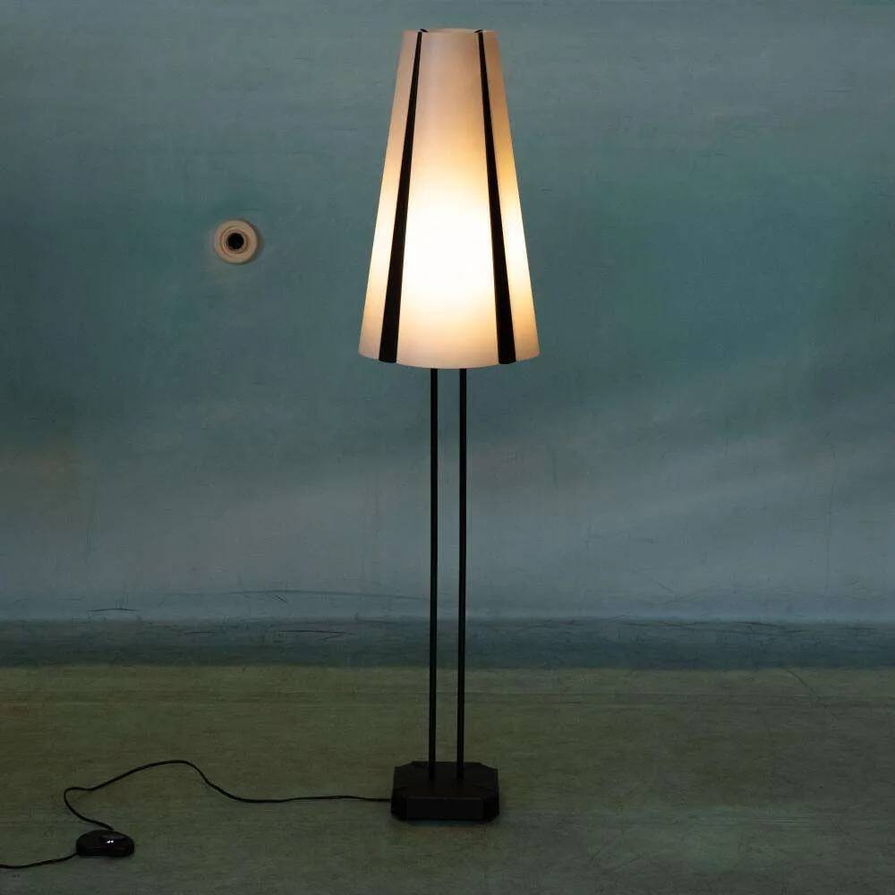 1980s IKEA floor lamp, Memphis Vistofta large floor lamp.