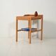 1960s Scandinavian vintage oak bedside table