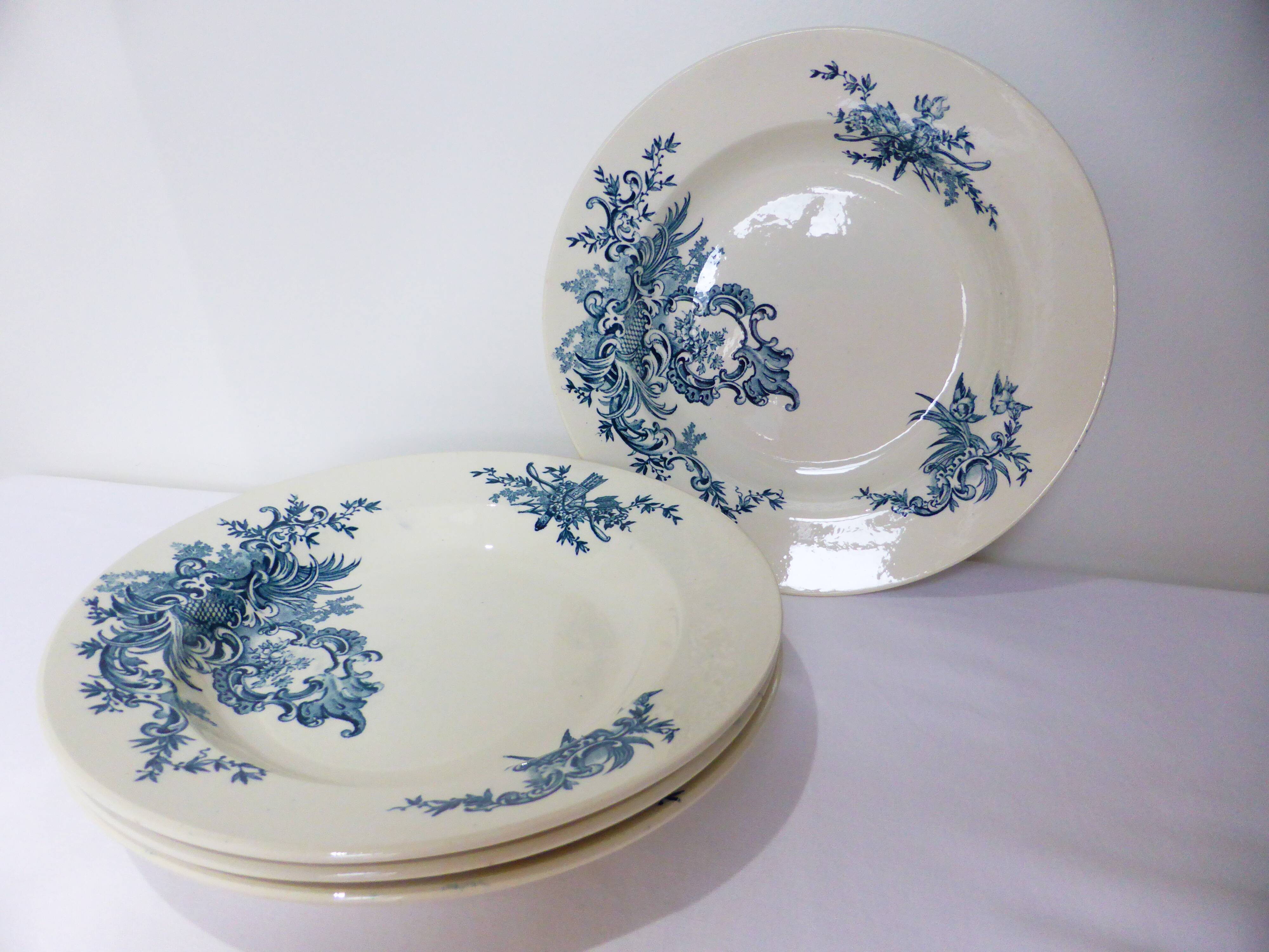 4 vintage deep plates from BFK model Regent 220522