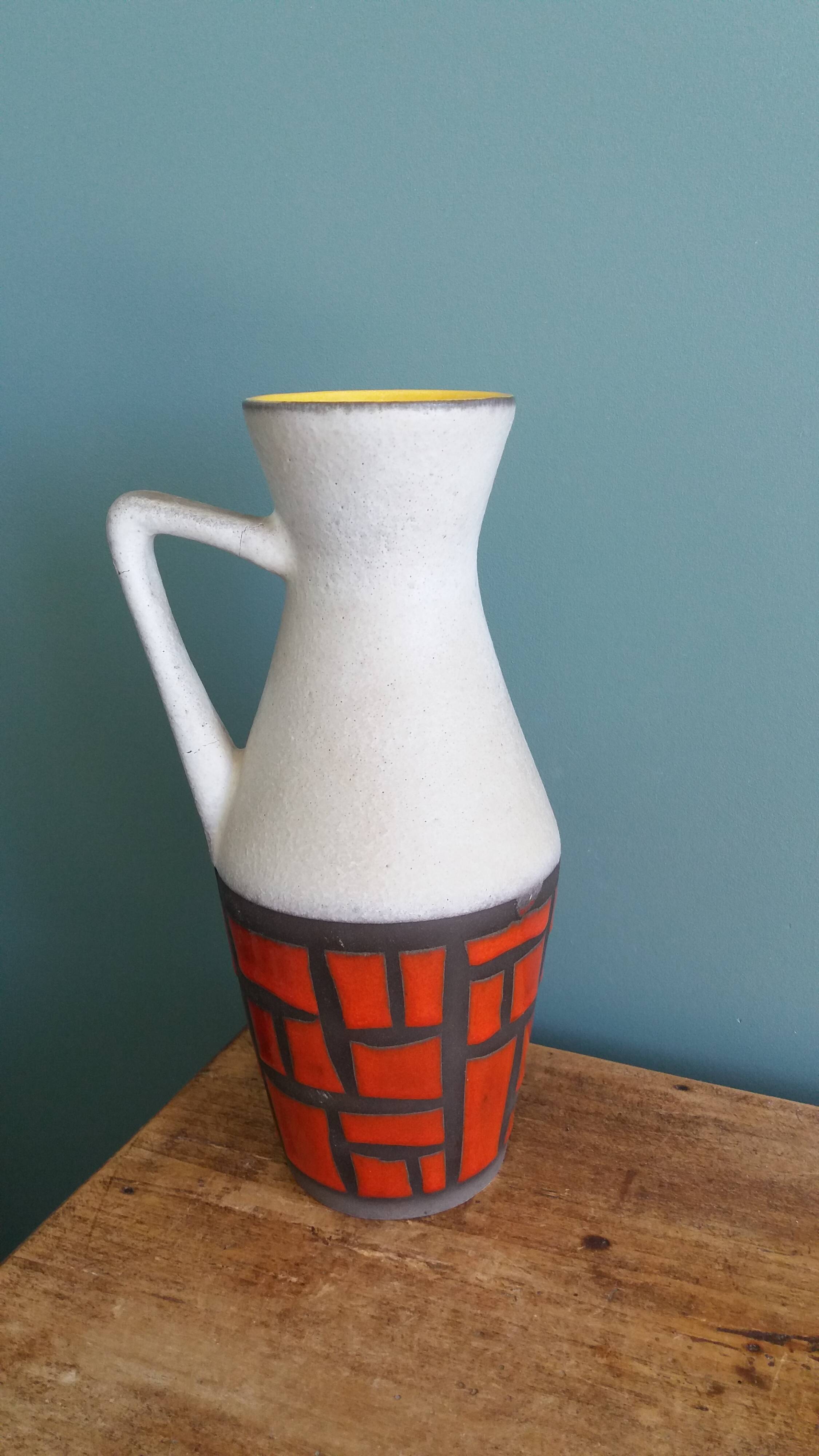 Vase pitcher West Germany 1980s