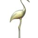 Brass flamingo sculpture, 60s