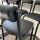 Set of 6 tubular stools with faux leather, 1970s-1980s.