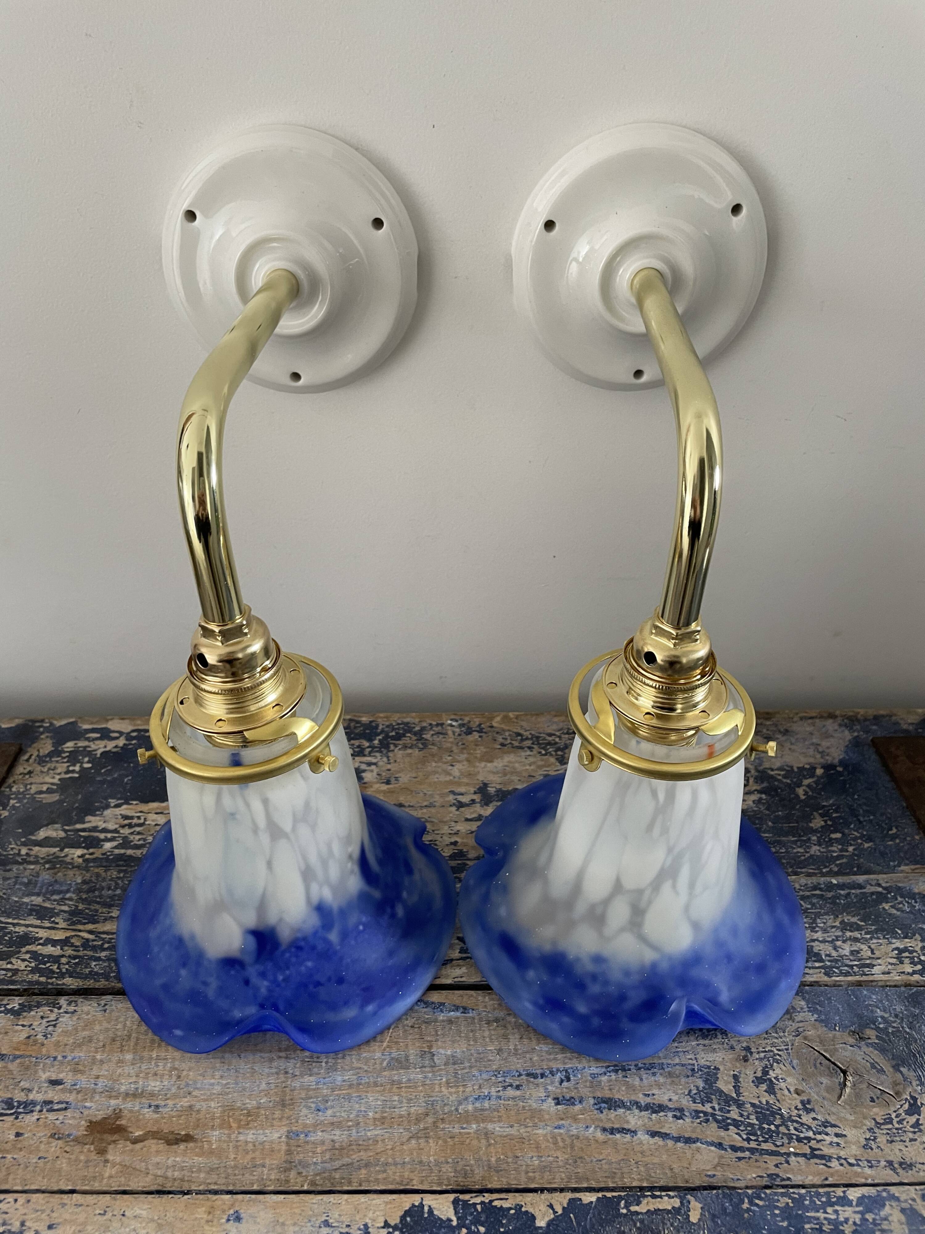 Art deco wall lights