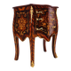 Marquetry chest of drawers with inlay in Louis XV style