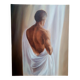 Oil Painting - Art - Draped Male Nude