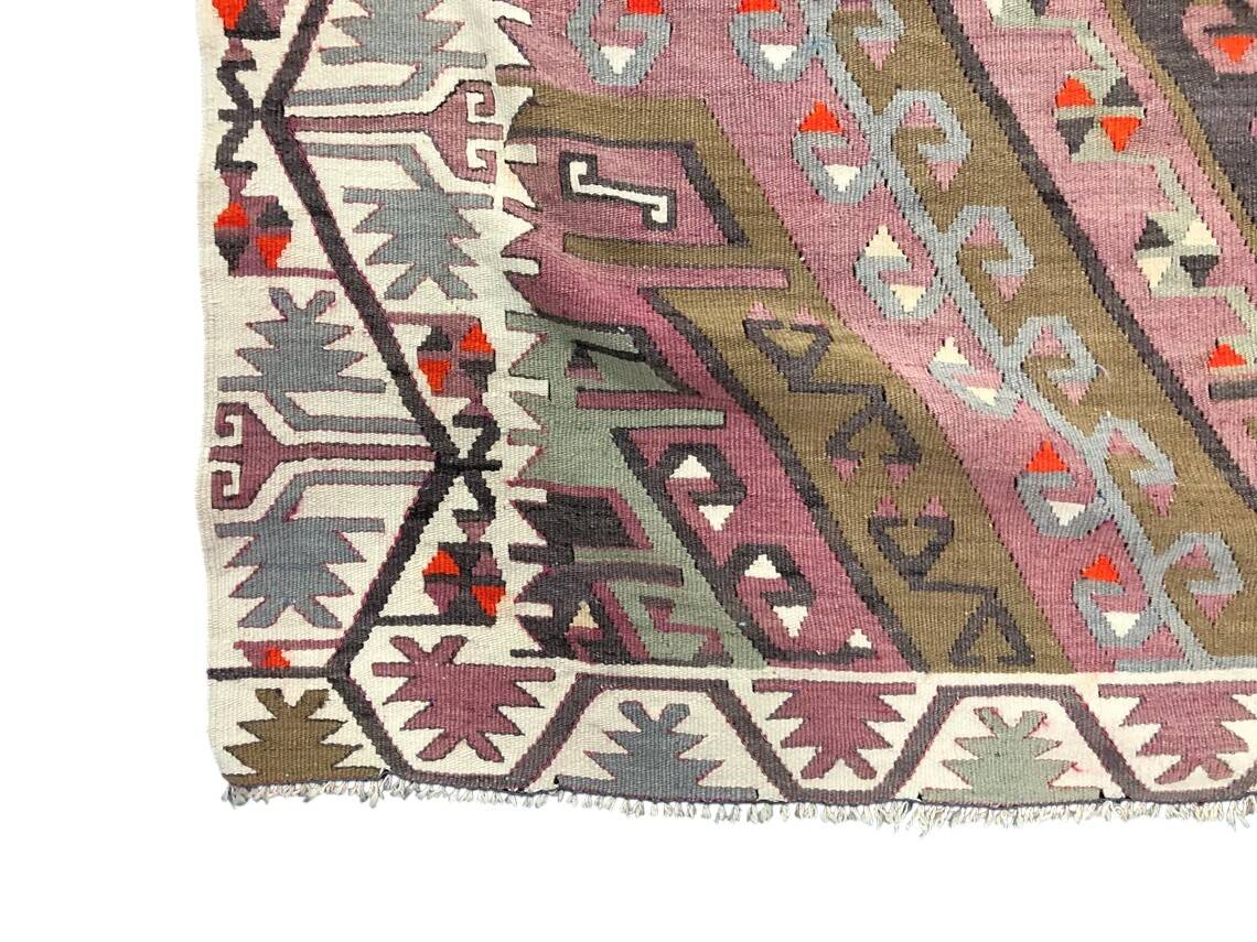 Turkish Oversize Anatolian Kilim Rug