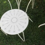 Wrought iron garden living room