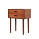 Teak bedside table, Danish design, 1970s, made in Denmark