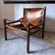 Buffalo Leather 'Safari' Armchair