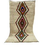 Handcrafted Moroccan Berber carpet 146 X 80 CM