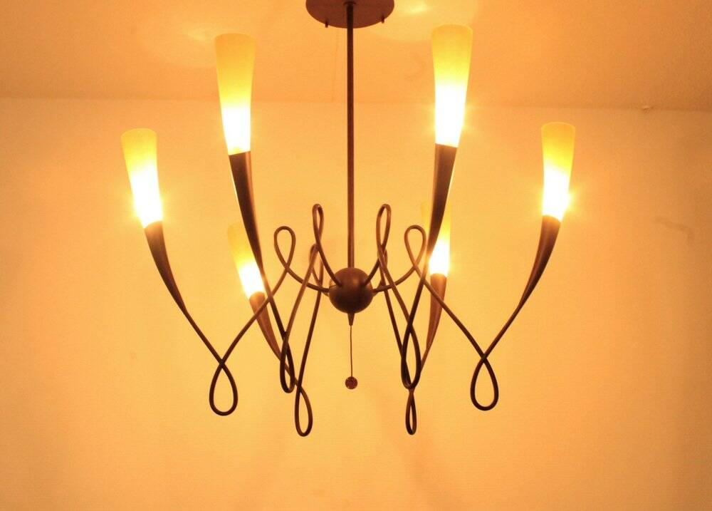 Kronleuchter von Jean Francois Crochet für Terzani, 1980er