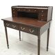 A desk with an English-style chair. After professional renovation.