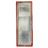 Red Industrial Bakelite Wall Light from Elektrosvit, 1970s