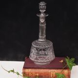 Carafe soufflée à la main et monogrammée F, France XIXe siècle