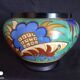 Large Gouda Vase, Art Deco geometric patterns, 1920s