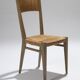 Paire de chaises en paille, geneviève pons, 1950s