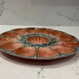 Sarreguemines earthenware oyster dish
