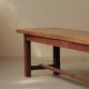 Large solid wood table, handcrafted.
