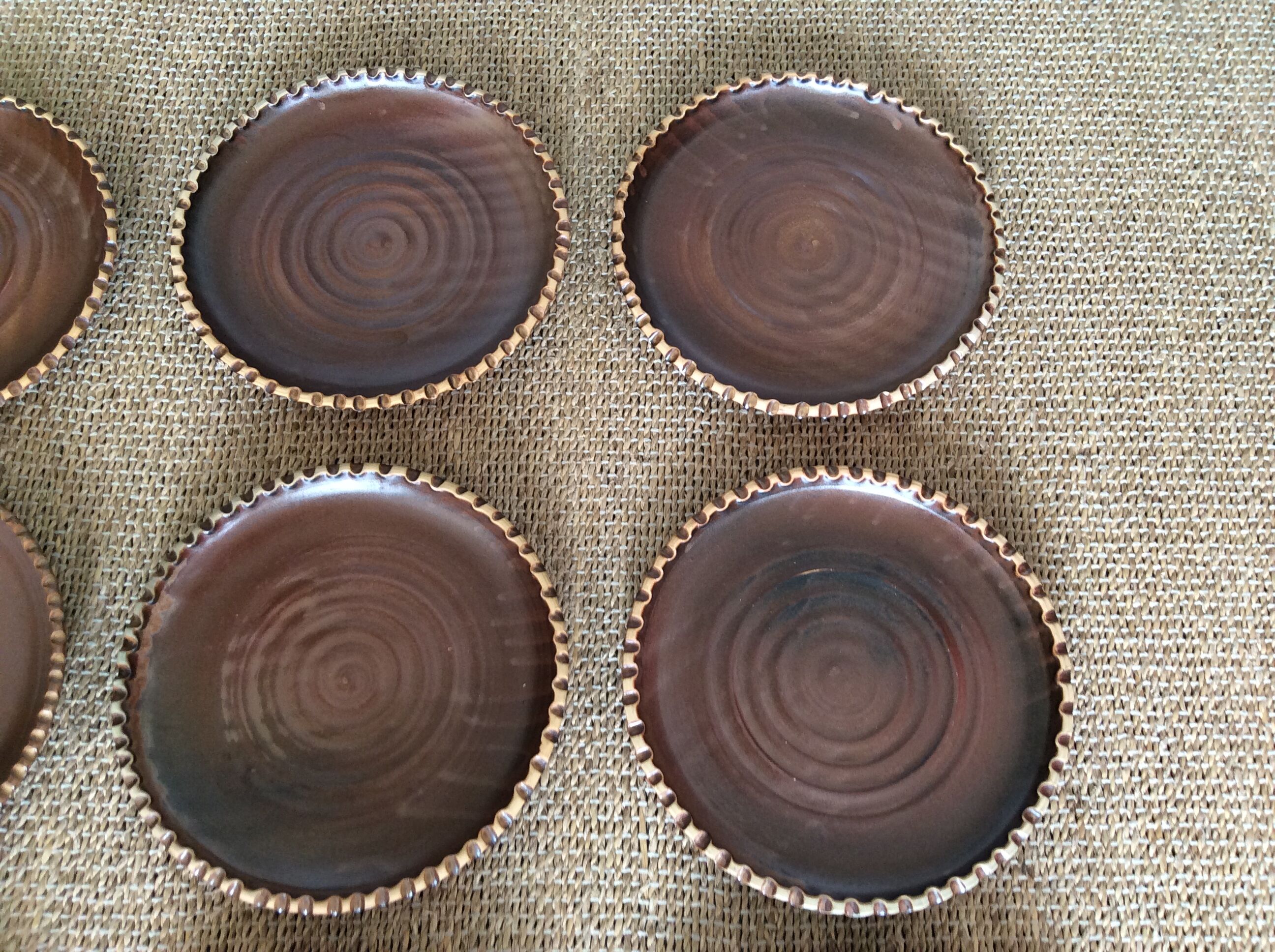 Series of 12 flat plates