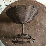 Basket fruit braided iron