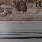 Aquarelle Senlis première moitié XXème