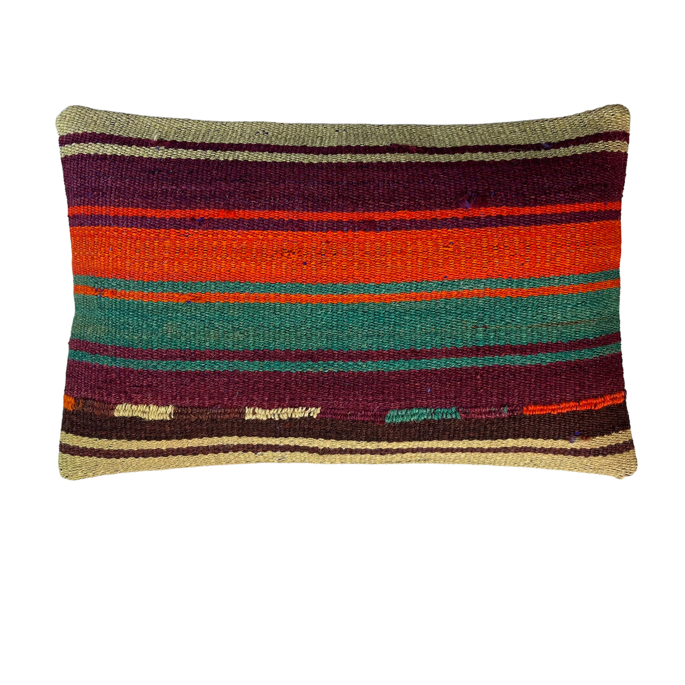 Vintage turkish handmade cushion cover , 30 x 50 cm