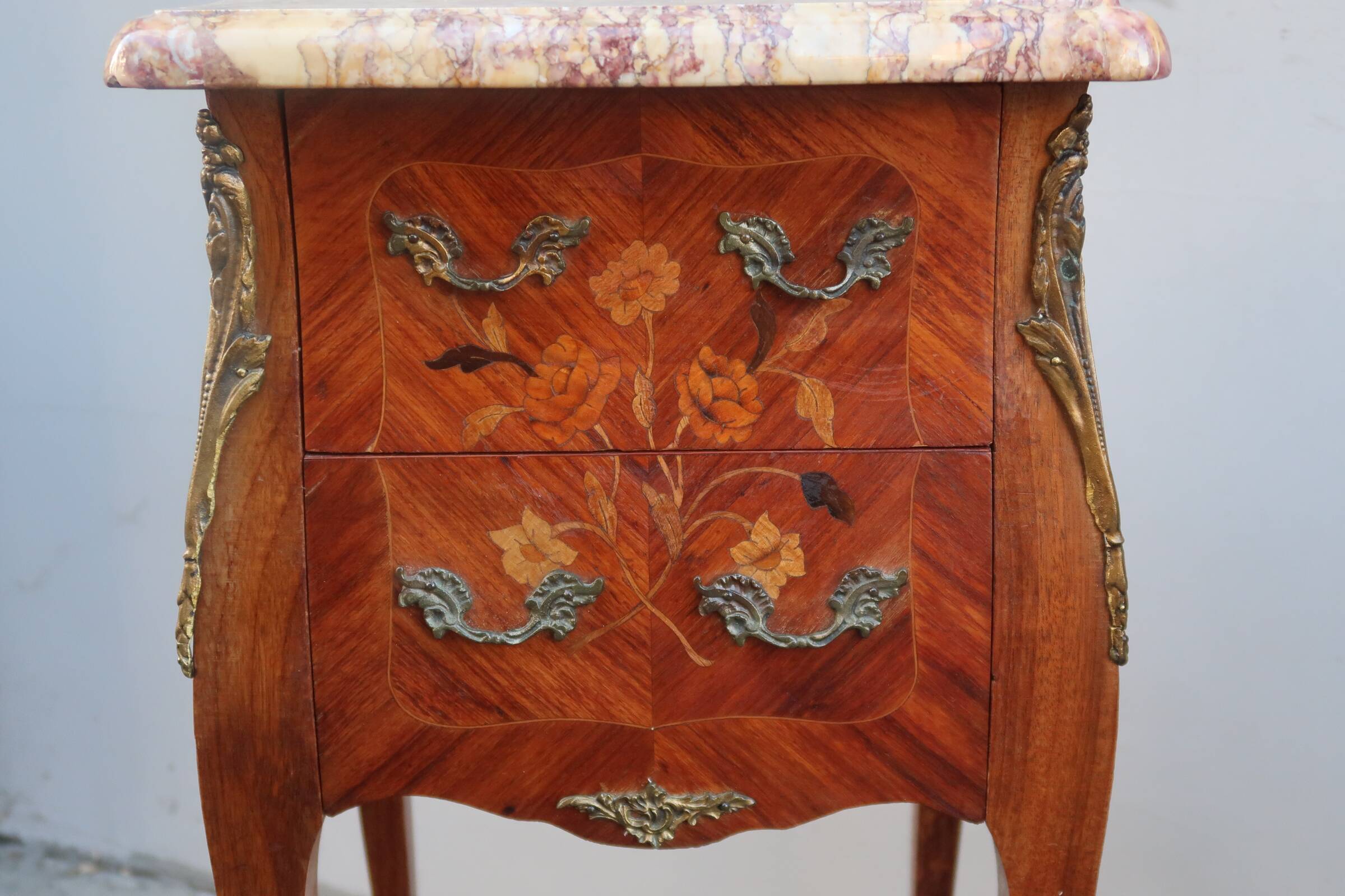 Pair of Louis XV style bedside tables