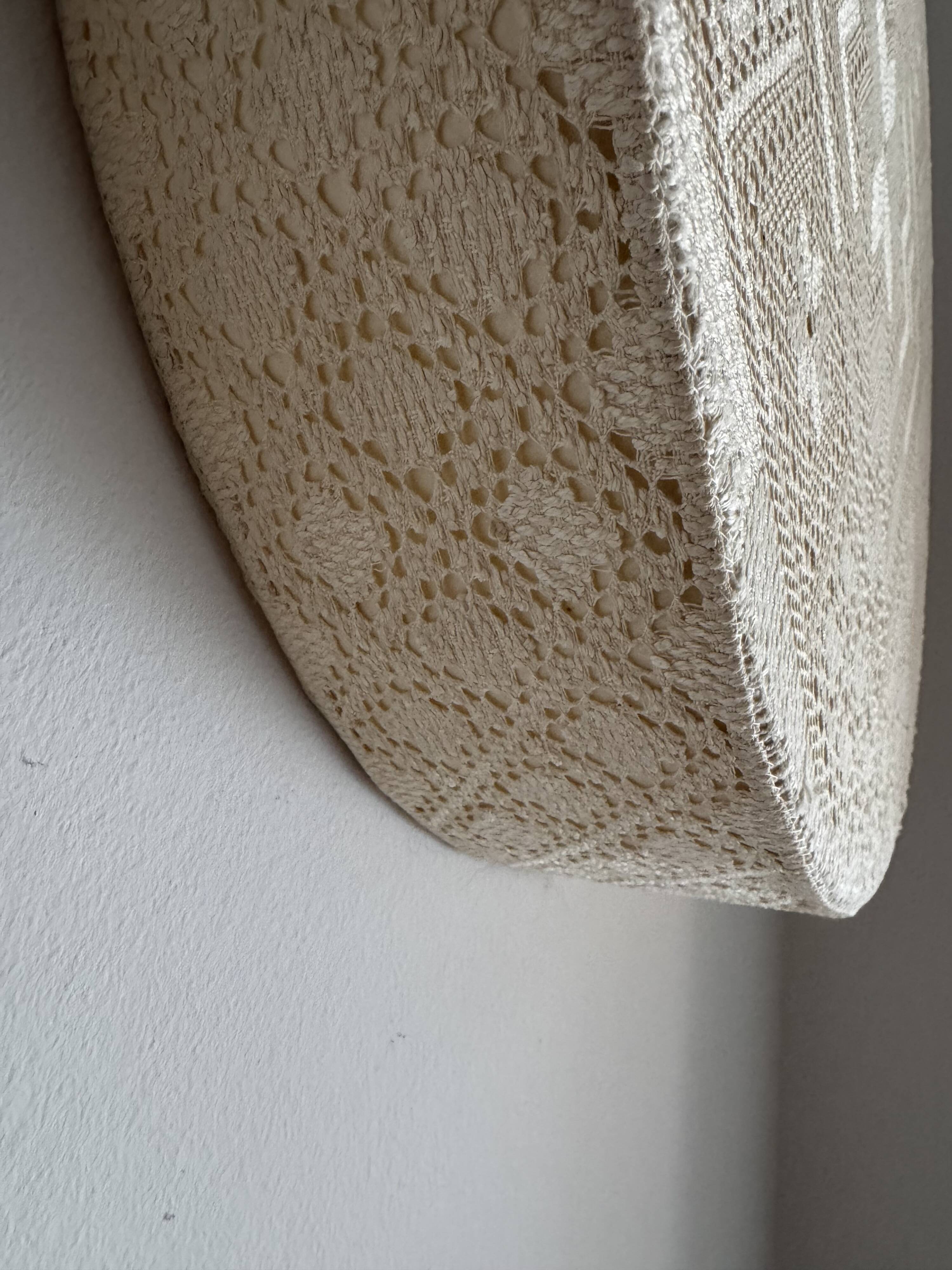 Applique, plafonnier suédois moderne en textile crocheté