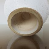 Pot cover in white ceramic 60s 70s