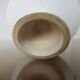 Pot cover in white ceramic 60s 70s