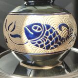 Vintage lamp base "Dong Tam" Ceramic from Vietnam