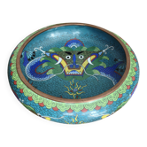 Ancient cloisonné enamel brush rinsing bowl from China.