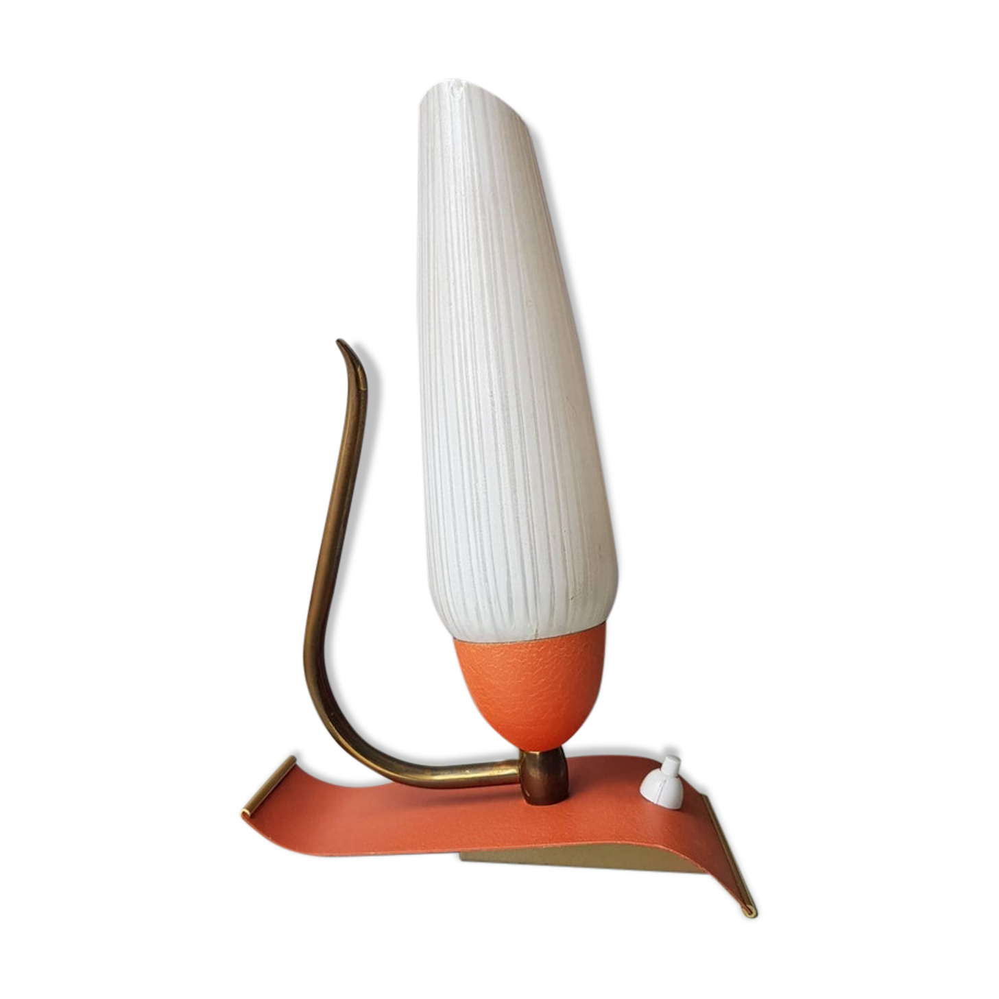 Italian night light 60s orange