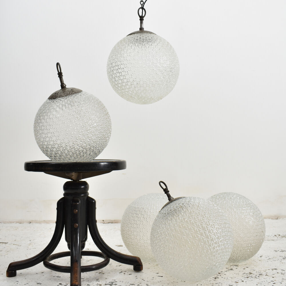Czech antique glass suspension