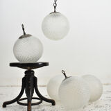 Suspension en verre antique tchèque