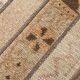 2x9 Soft Pastel Brown & Beige Turkish Runner Rug, 61x266Cm SK 21389