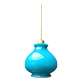 Blue glass pendant