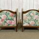 Pair of Art Deco armchairs in mahogany from the 1930s.