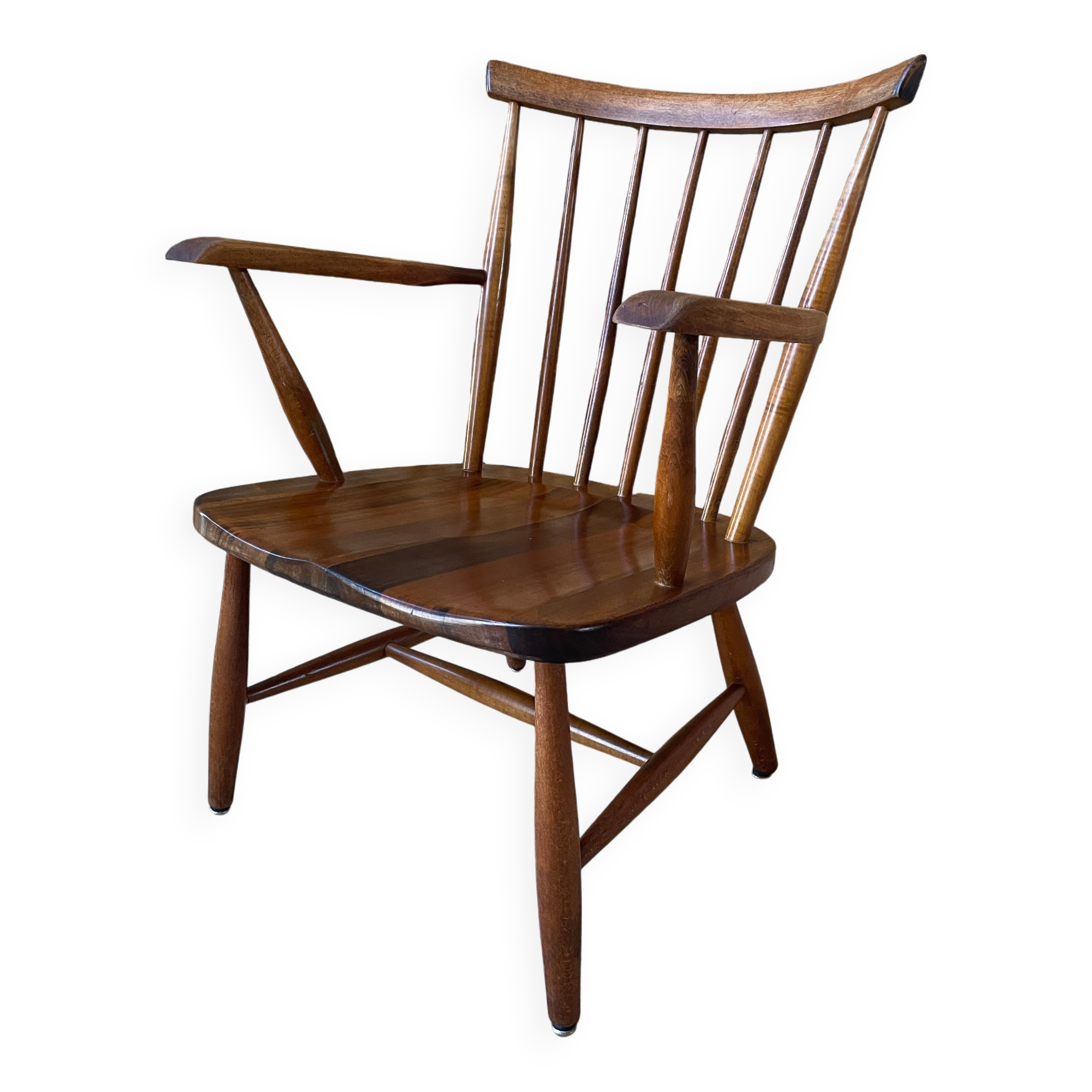 Dutch wooden armchair, 1960
