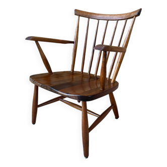 Fauteuil hollandais en bois, 1960