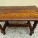 19th century oak coffee table