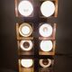 Pair of ceiling lights RAAK model Viervoud 1970's Vintage