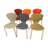 6 chaises dans le goût de Jacobsen