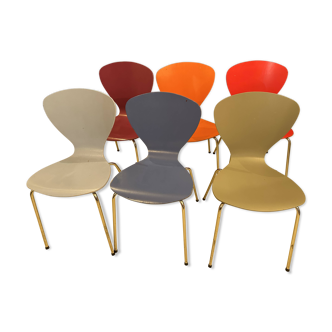 6 Jacobsen replica chairs