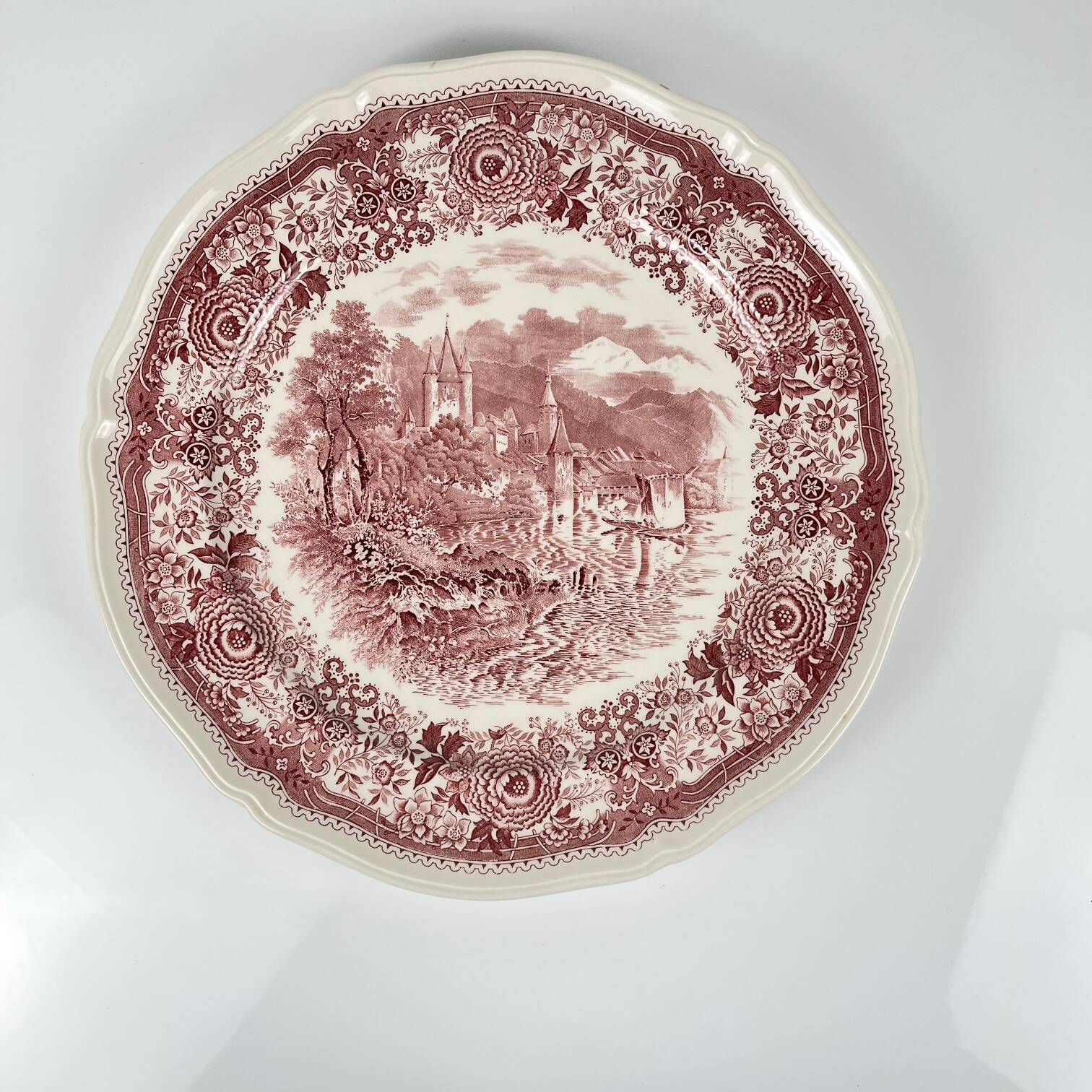 Round plate "Burgenland" red, Villeroy & Boch